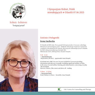 I Sympozjum Kobiet, Polek mieszkających w Irlandii - Gościnie i Prelegentki