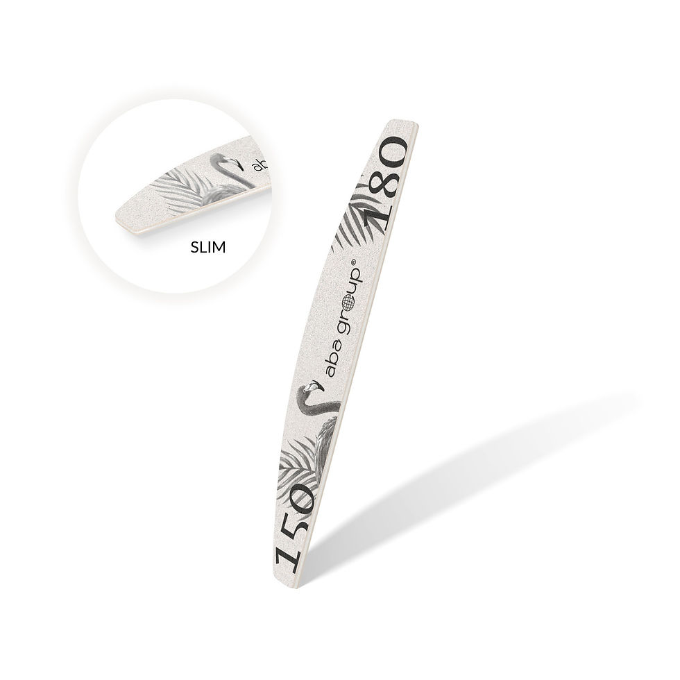 Thumbnail: NAIL FILE SAFE PACKAGE STERILE LINE HALF MOON 150/180 SLIM - FLAMING ABA GROUP 