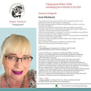 I Sympozjum Kobiet, Polek mieszkających w Irlandii - Gościnie i Prelegentki