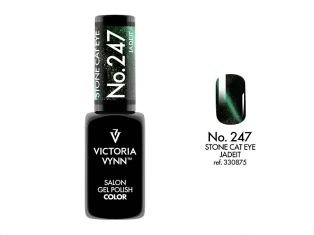Victoria Vynn Gel Polish Hybrid Nail Polish CAT EYE No. 247 Jade 8ml