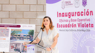 INAUGURAN NUEVO EDIFICIO DEL ESCUADRÓN VIOLETA