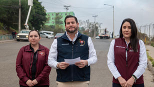 SUPERVISA ISMAEL BURGUEÑO INSTALACIÓN DE 120 LUMINARIAS LED EN INFONAVIT LOMAS VERDES