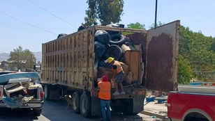 RETIRA GOBIERNO DE ROMÁN COTA 22 TONELADAS DE BASURA