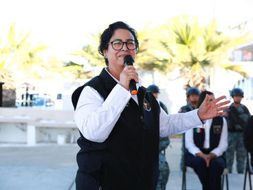ROCÍO ADAME LLEVA LA MESA DE PAZ A LA ESCUELA PRIMARIA EMILIANO ZAPATA EN PRIMO TAPIA