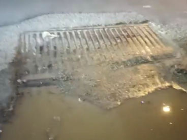 "BACHE PLUVIAL" EN EL BULEVAR BENITO JUĆREZ