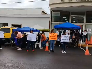 CONTINĆAN LAS PROTESTAS DE EL PODER JUDICIAL