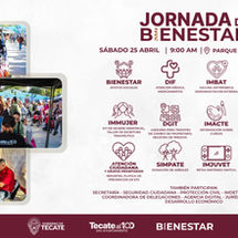 INVITAN A JORNADA DE BIENESTAR EN TECATE