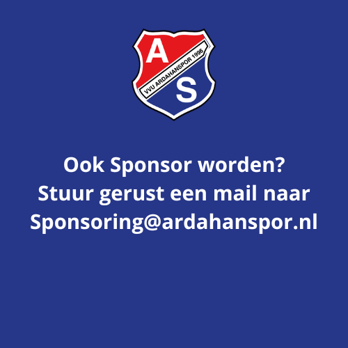 Ook Sponsor worden Stuur gerust een mail naar Sponsoring_ardahanspor.nl