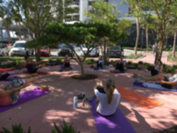 Yoga Belle Island Park