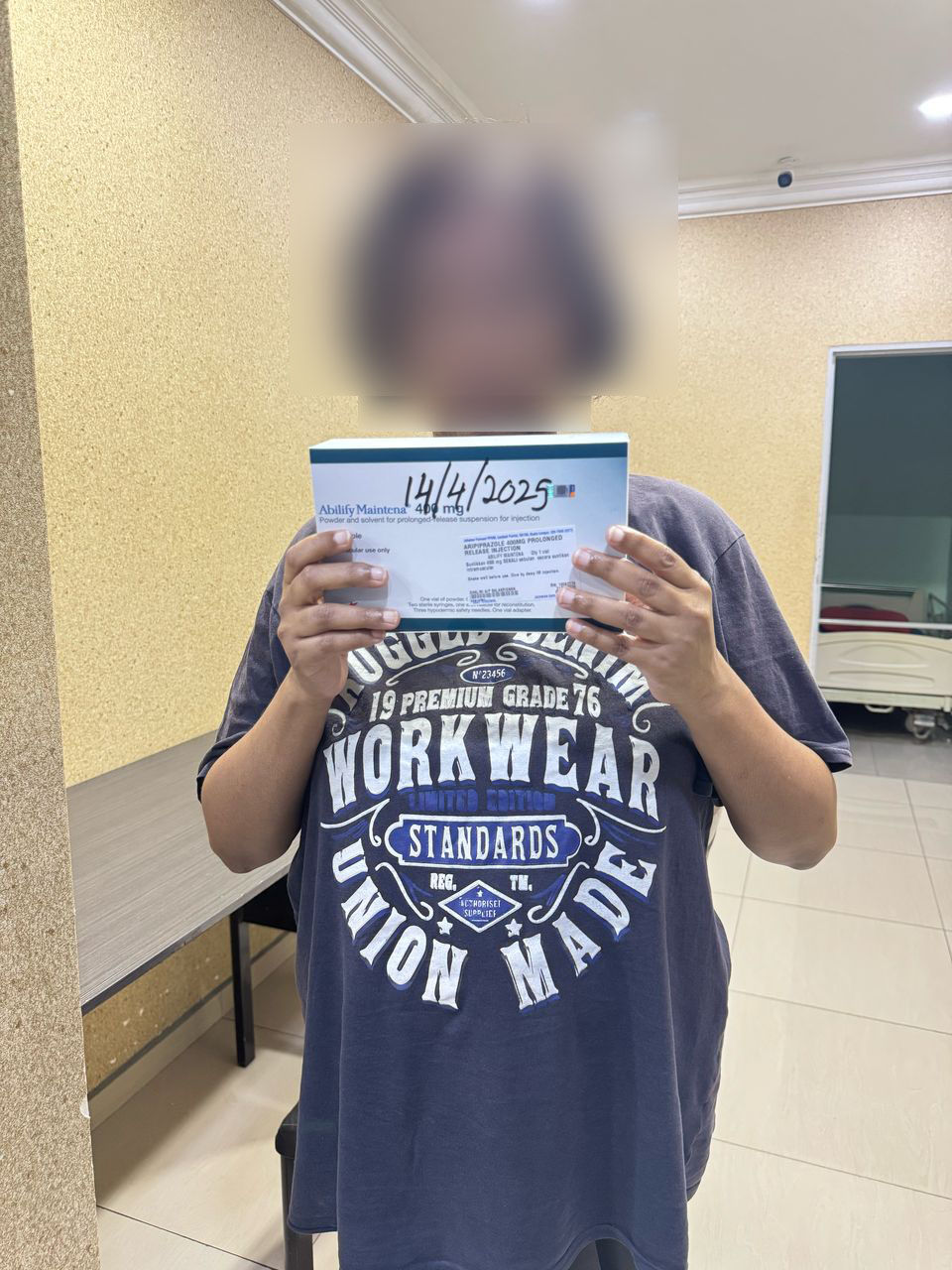 Patient before Injection