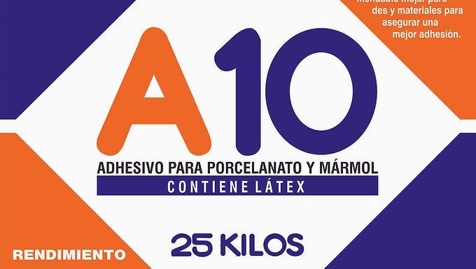 ADHESIVO A10 PARA PORCELANATO