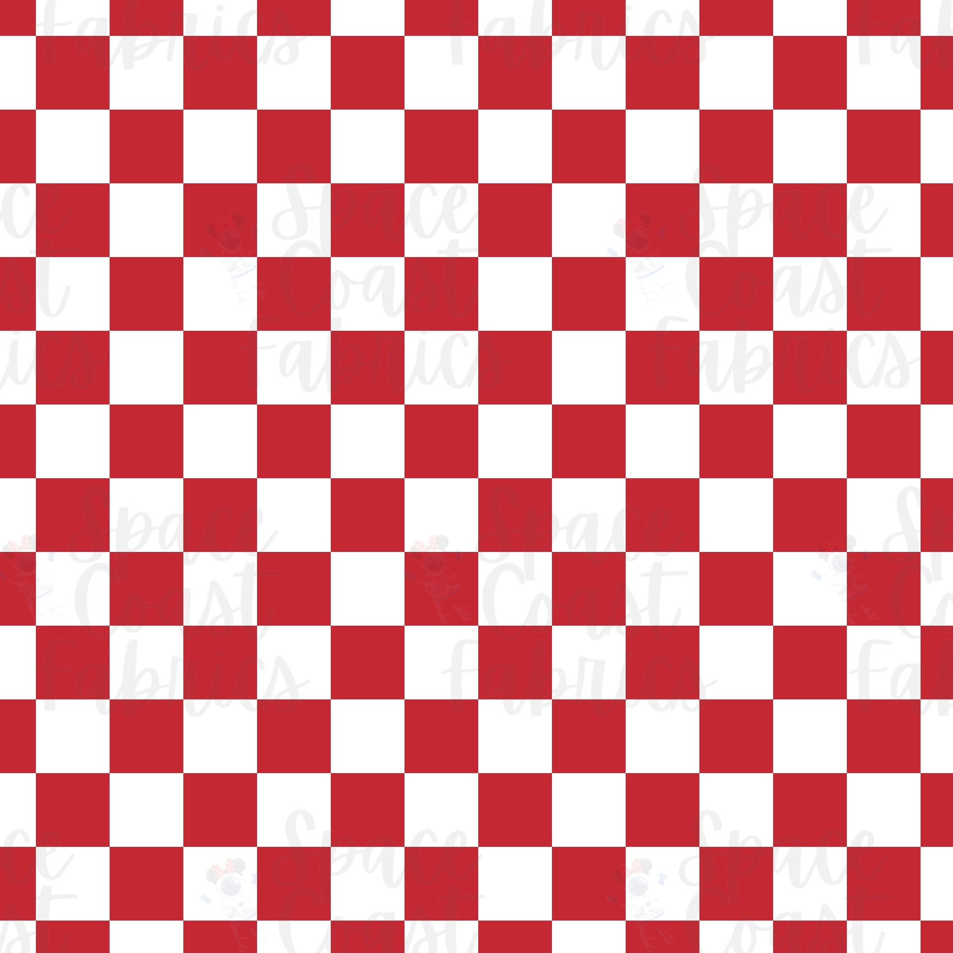 Checkered -Red