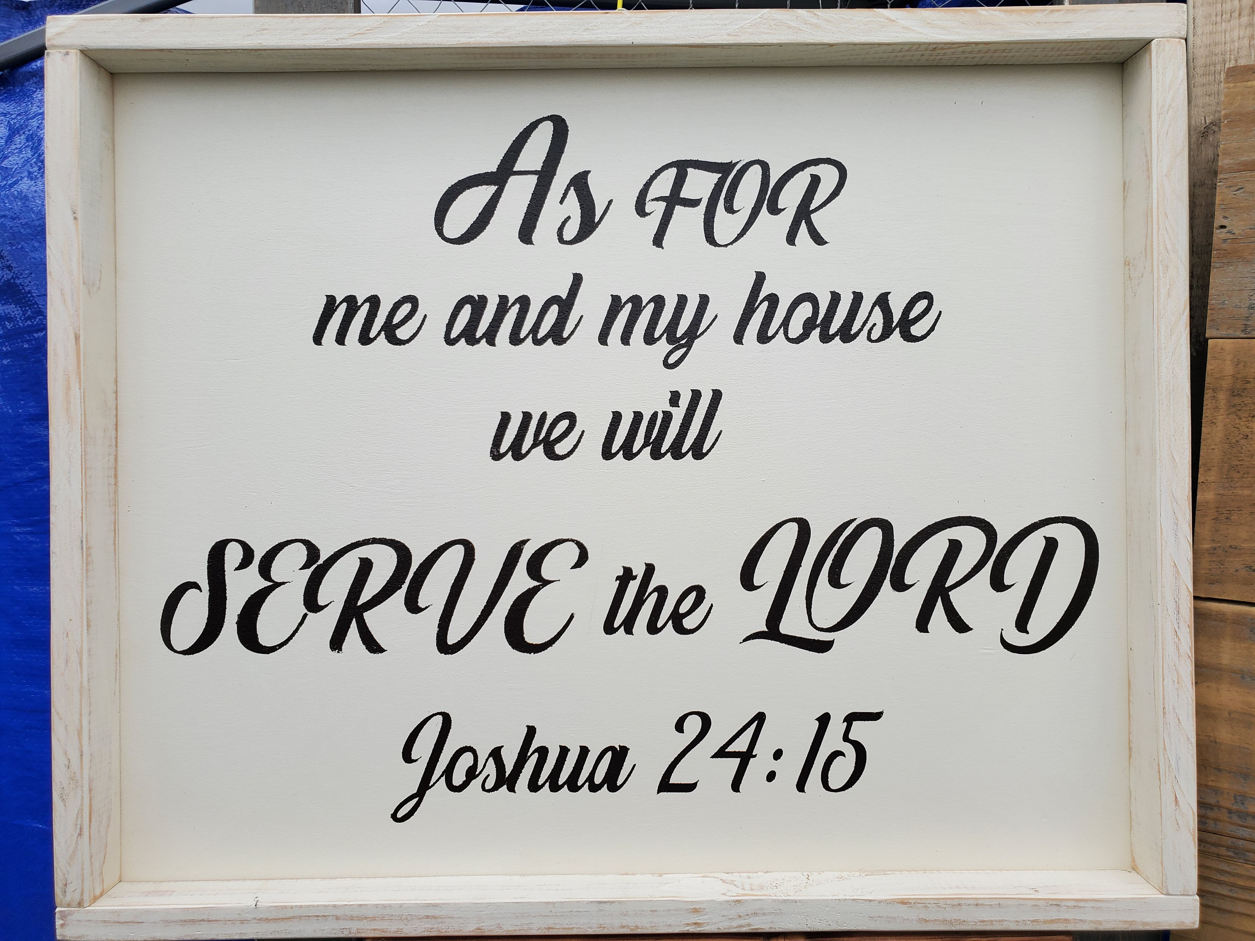 As for me and my house Farmhouse Signs