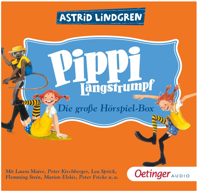 Cover der Hörspiel-Box Pippi Langstrumpf von Astrid Lindgren
