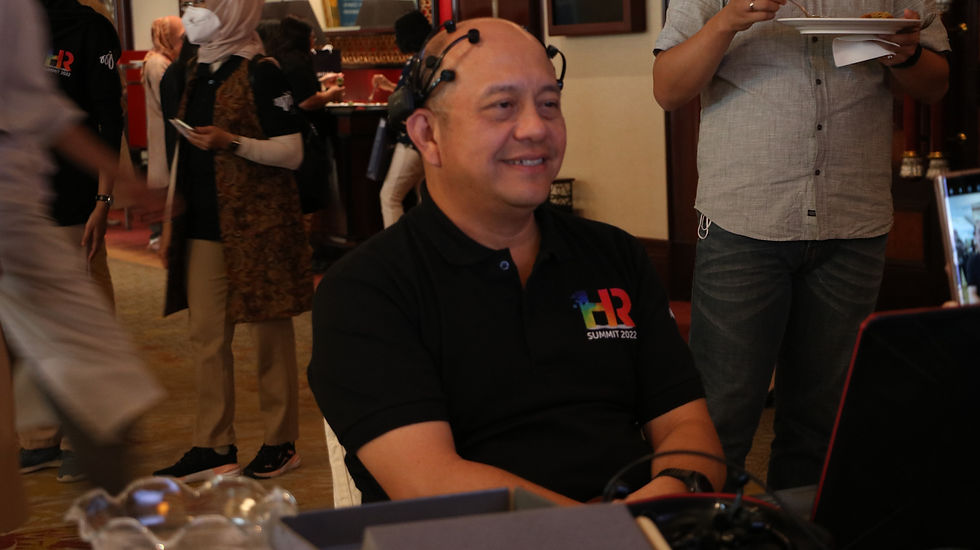 Vanaya's brain-scan process at HR Summit 2022