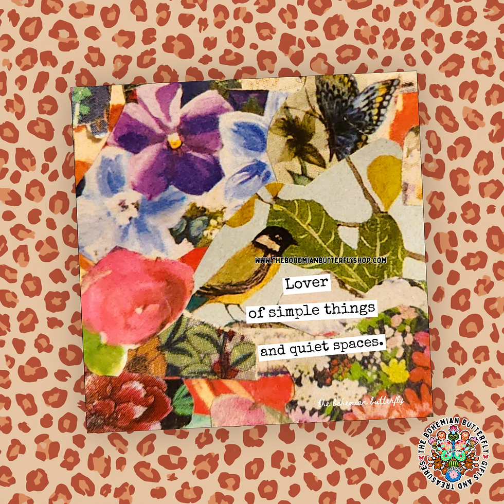 Thumbnail: "Lover of Simple Thing & Quiet Spaces" Art Print