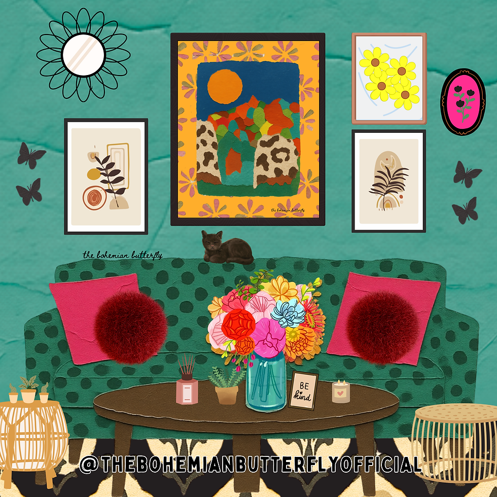 Thumbnail: Boho Sunrise Art Print