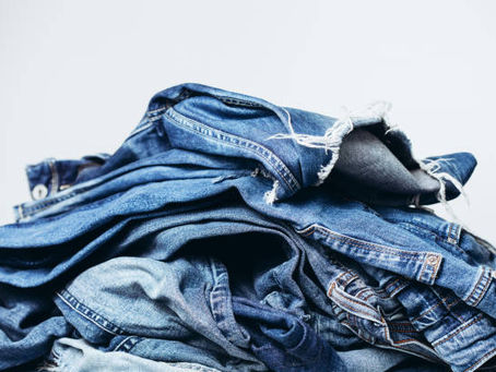 A pile of jeans