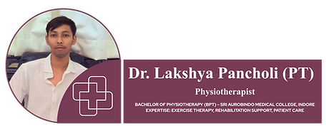 Dr Lakshya Pancholi Physiotherpists in indore