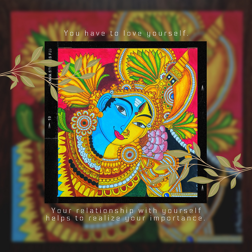 Thumbnail: Shiva Parvati - Kerala Mural Painting