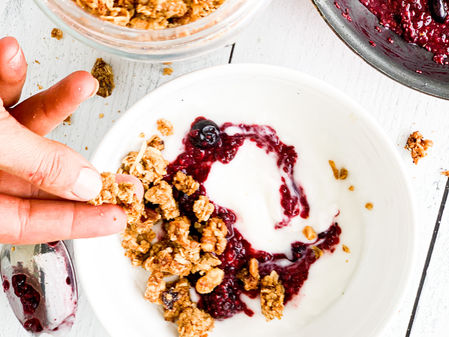 Two Ingredient Chia Berry Jam