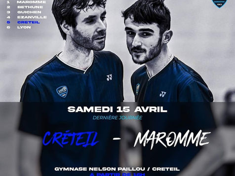 Badminton : Ne rien regretter !