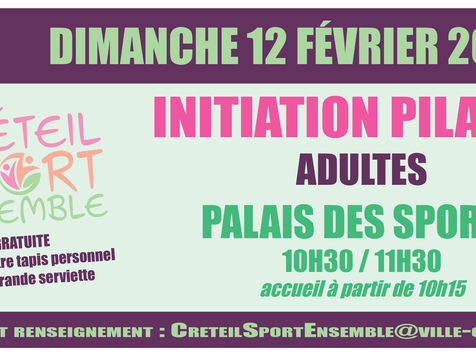 Soyez au RDV de Créteil Sport ensemble !