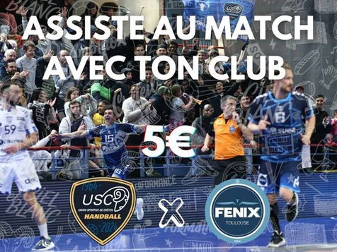 Handball : USCHB / Toulouse à 5€ !