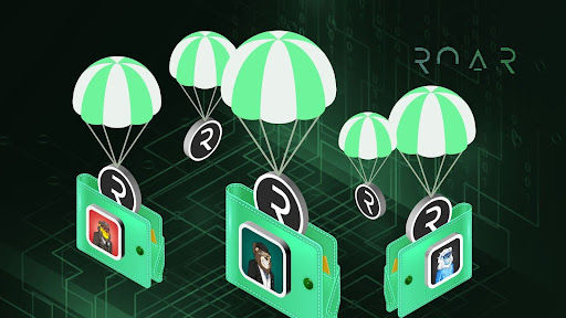 Crypto airdrops are one of the most anticipated features of the R0AR NFTs.