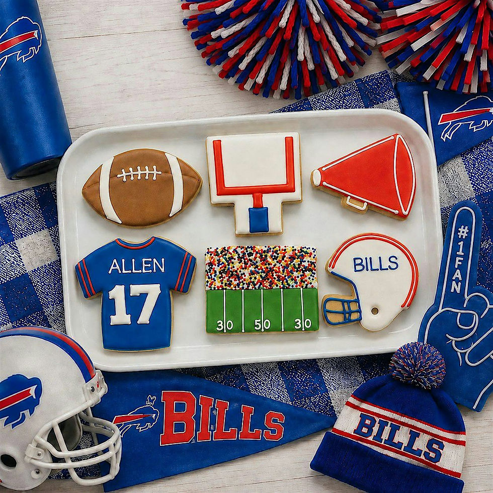 Paradise Sugar Shoppe: Bills-Themed Cookie Decorating Class