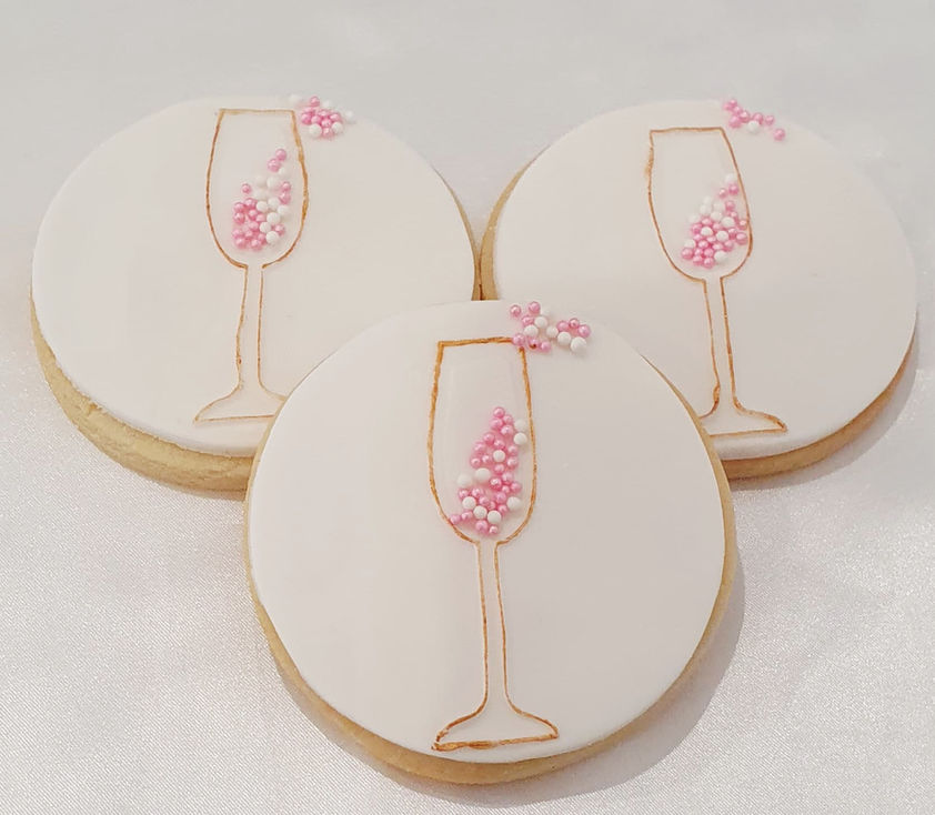 Wine Glass Sugar Cookies