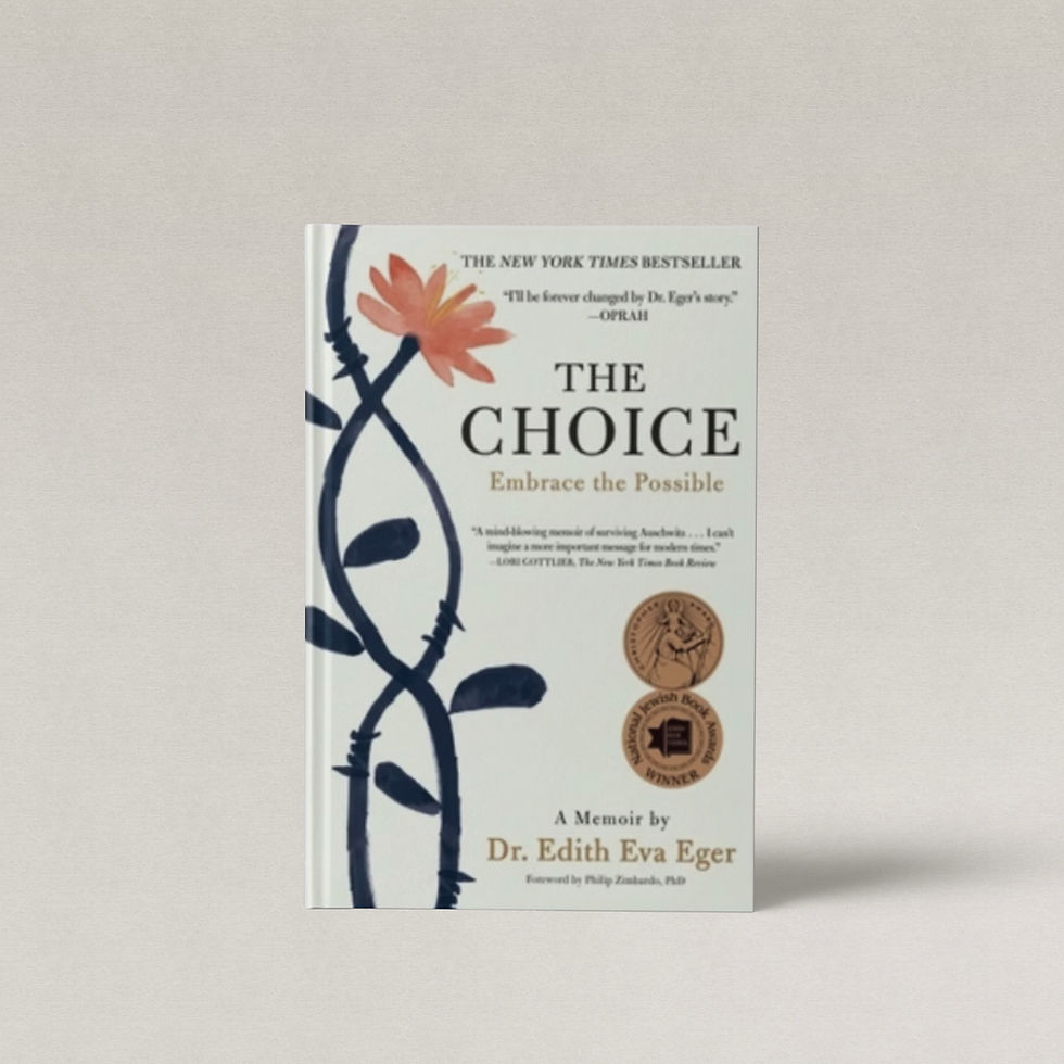 Book cover of The Choice by Dr. Edith Eva Eger