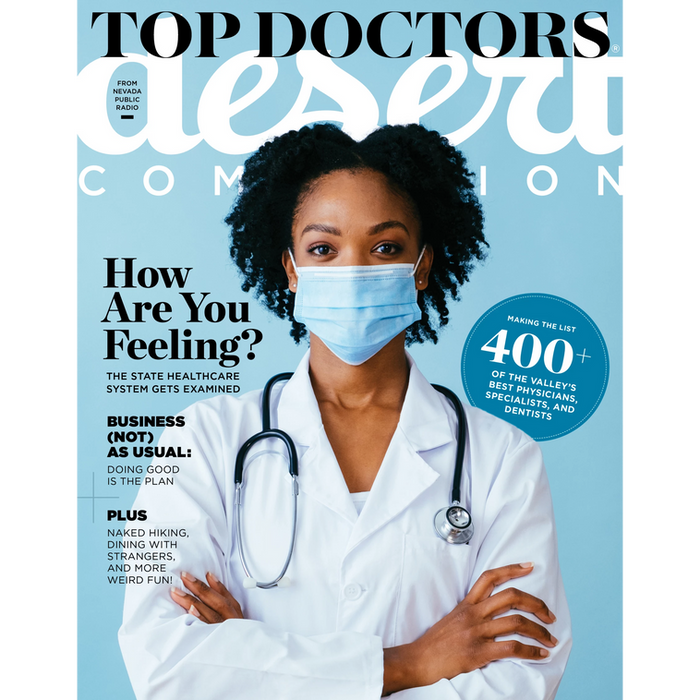 Dr. Reynolds on Desert Companion Top Doctors magazine cover