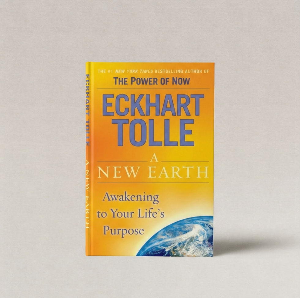 A New Earth book cover by Eckhart Tolle
