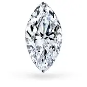 Marquise-cut diamond jewel, sparkling against a white background, Jewels by the Sea.