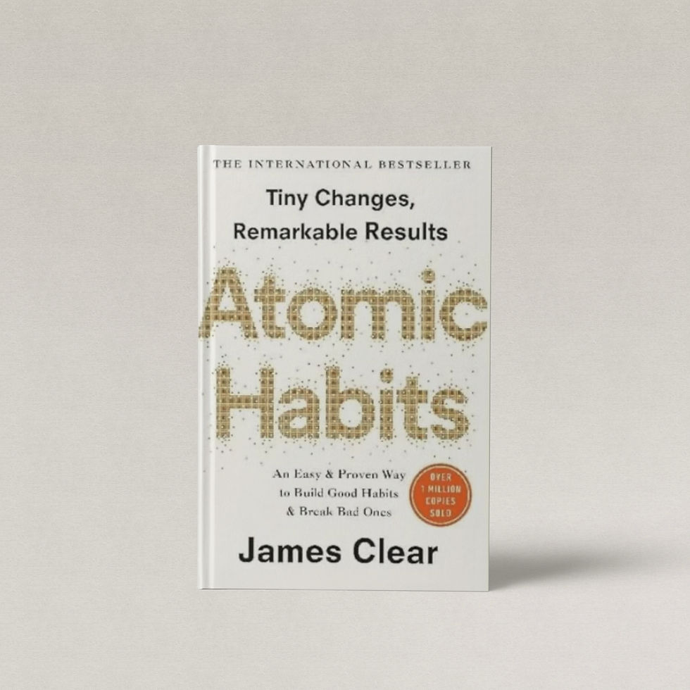 Atomic Habits book cover by James Clear