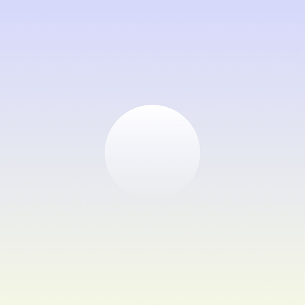 White circle on a pastel gradient background