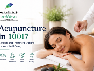 What Can Acupuncture in 10017 Help With? Benefits and Treatment Options