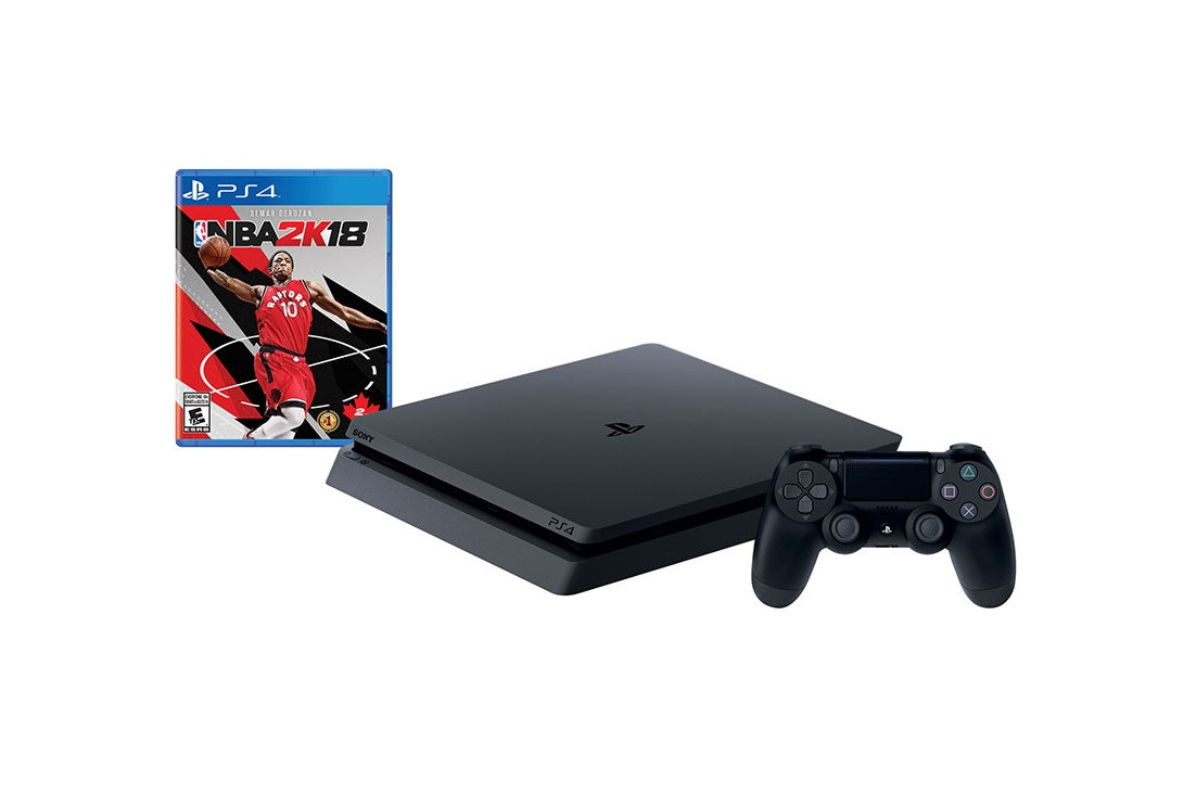 PlayStation 4 Slim 1TB + 1 Control + NBA 2K18