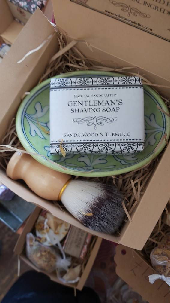 Miniatúra: Gentleman's Shaving Soap- Sandalwood & Turmeric