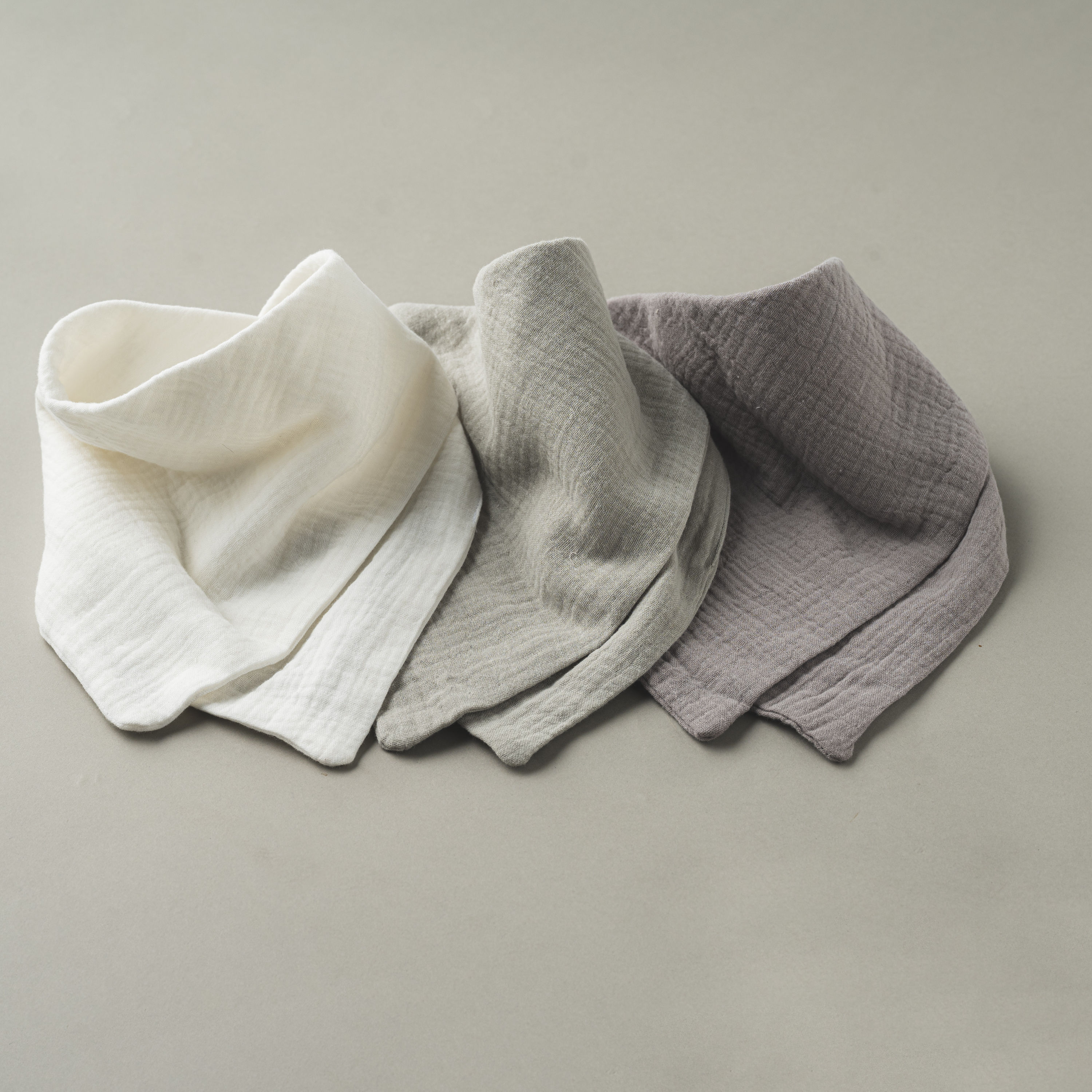 Multi-Layered Muslin Bib (Bundle)