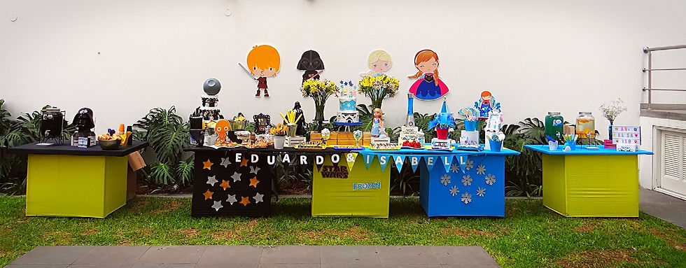 PEQUEÑOS MOUNSTRITOS TEMATICOS STAR WARS & FROZEN
