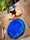 DECO - MESA INVITADOS DETALLE RODAJAS DE MADERA & MENAJE.JPG