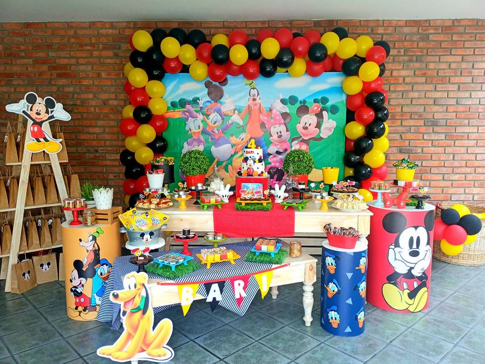 PEQUEÑOS MOUNSTRITOS TEMATICOS MICKEY MOUSE
