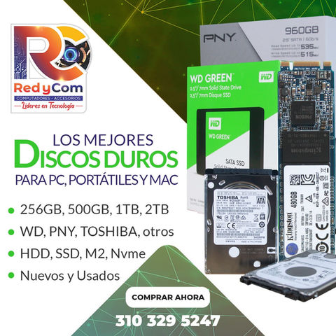 Discos duros para PC, portátiles y MAC