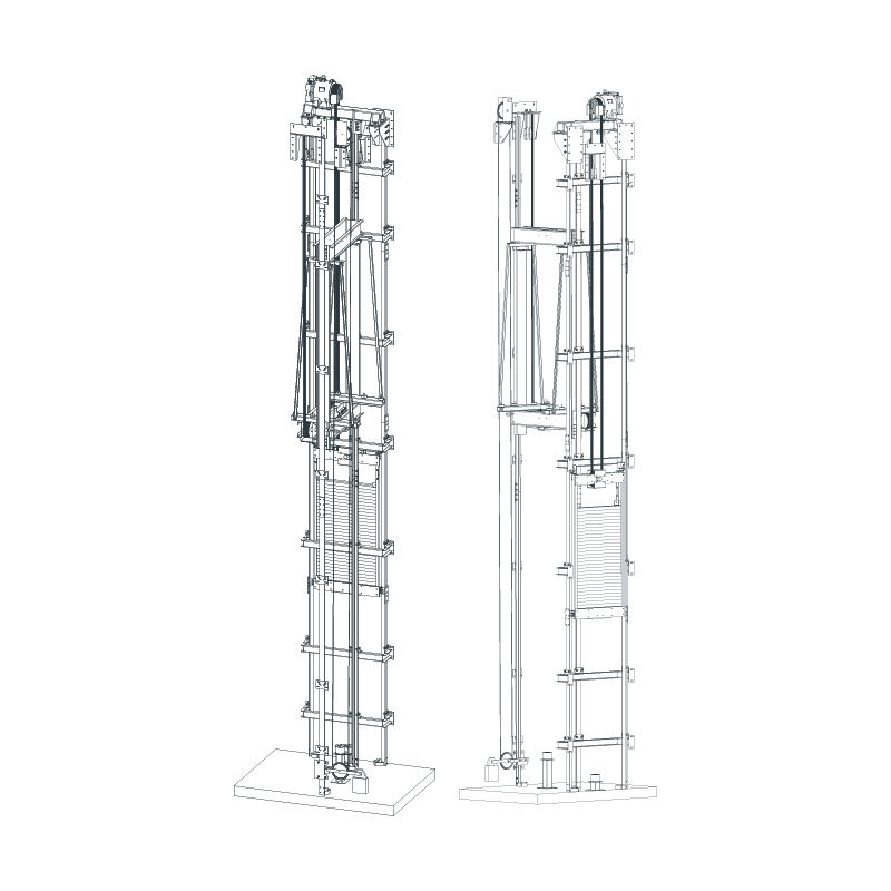 Schema tecnico ascensore