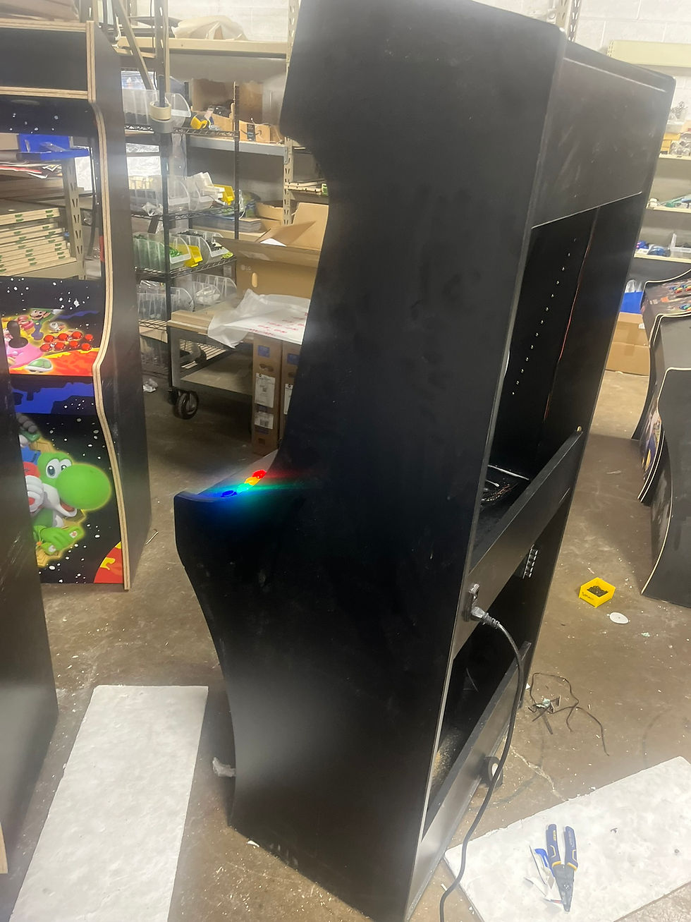 Thumbnail: Two Player 32" Black Finished No Graphics Arcade