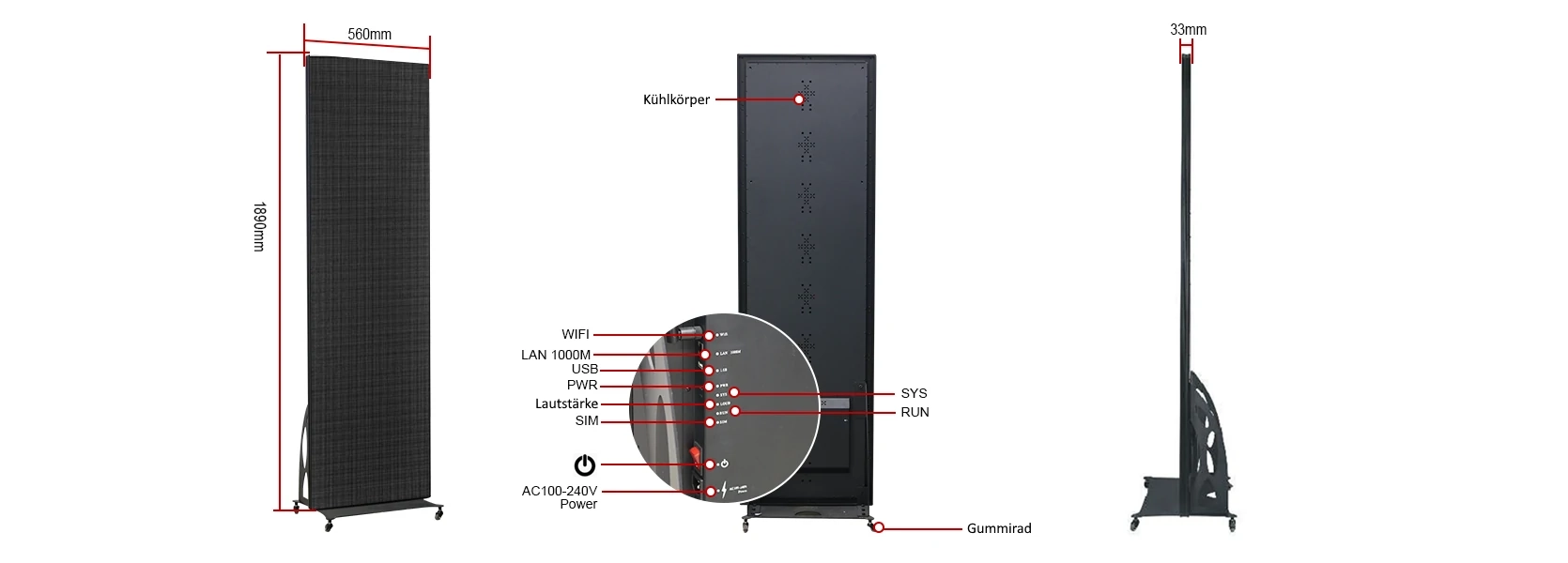 Wild Vidiowalls LED werbetafel