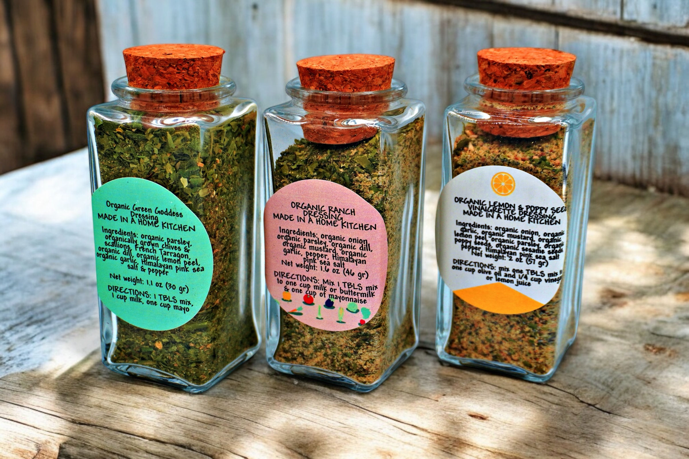 Organic Herbal Dressing Kits