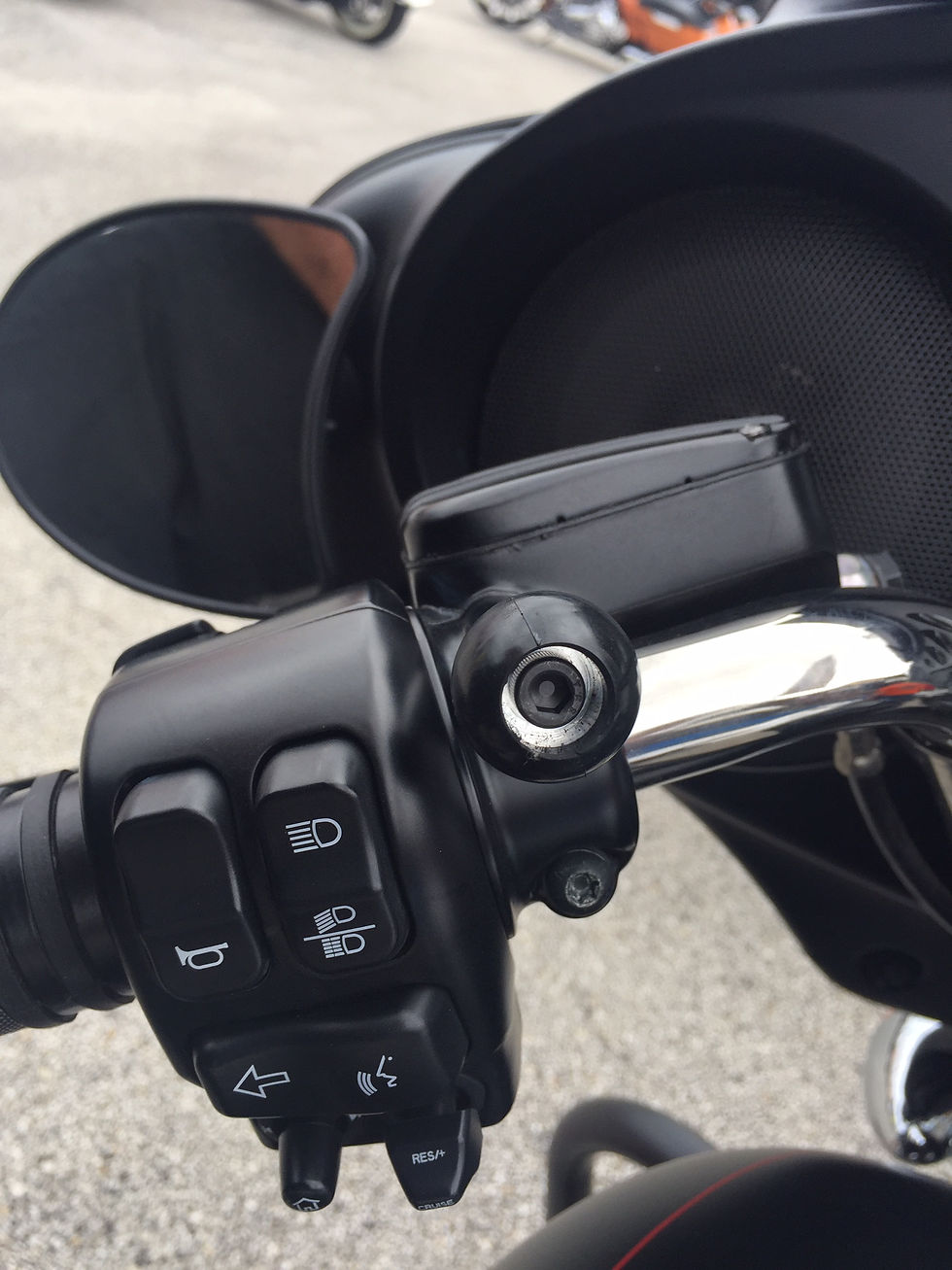 Thumbnail: RAM BALL DIRECT PERCH MOUNT - Harley Davidson